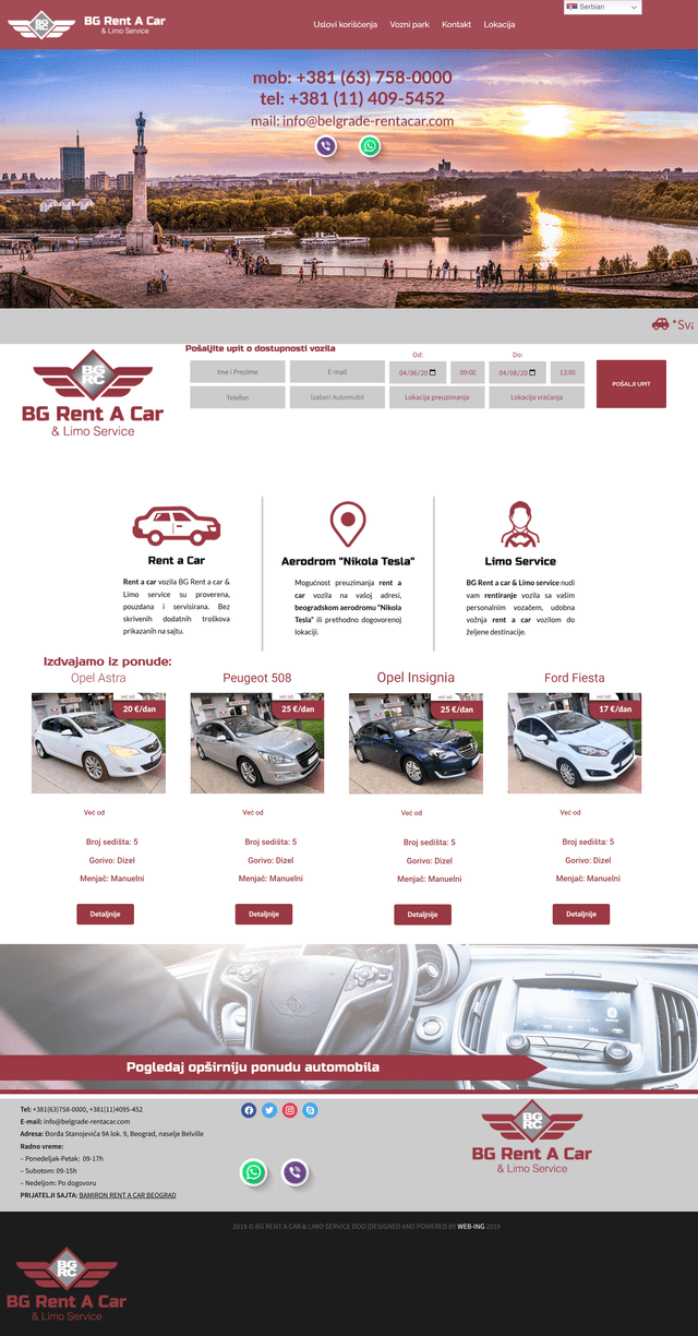 Stari sajt - homepage
